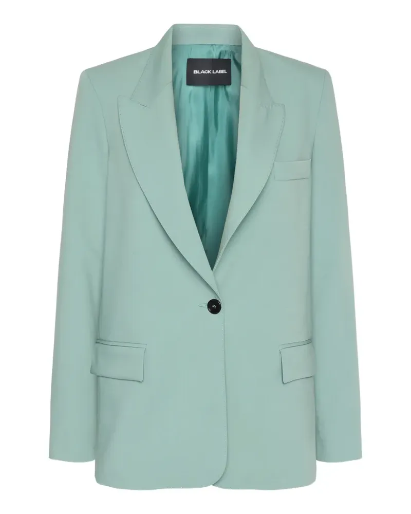 Studiorundholz peak-lapel single-breasted blazer - Blau Blau