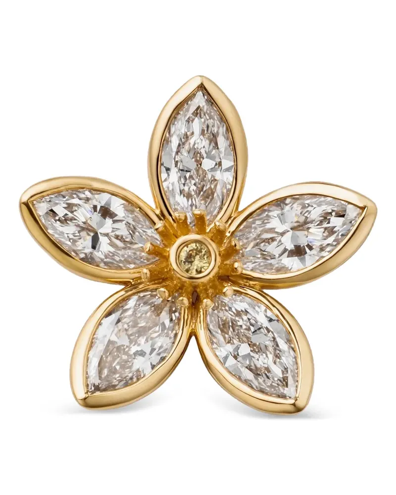 Loquet Anhänger mit pinkem Saphir und Diamant - Gold Gold