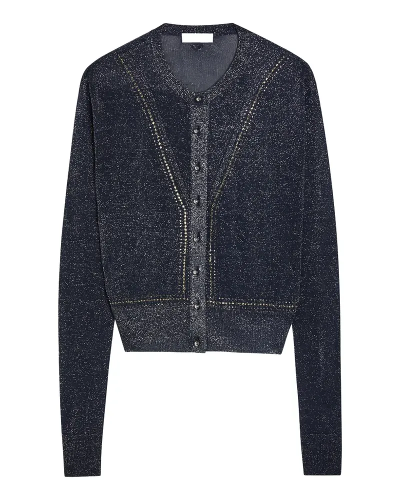 Paco Rabanne embellished button cardigan - Blau Blau