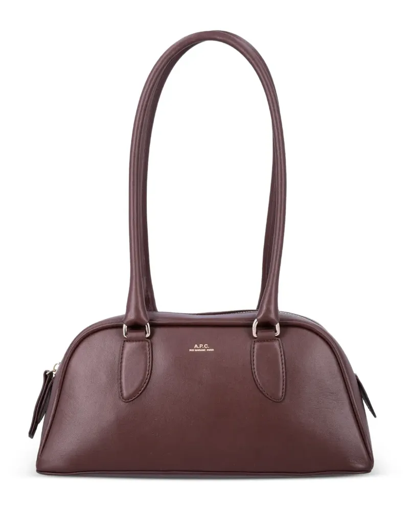 A.P.C. Kleine Paloma Tote Bag mit Logo-Print - Rot Rot
