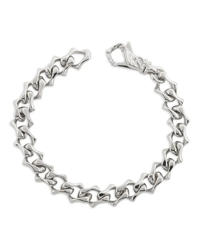 Emanuele Bicocchi polished sharp chain bracelet - Silber Silber