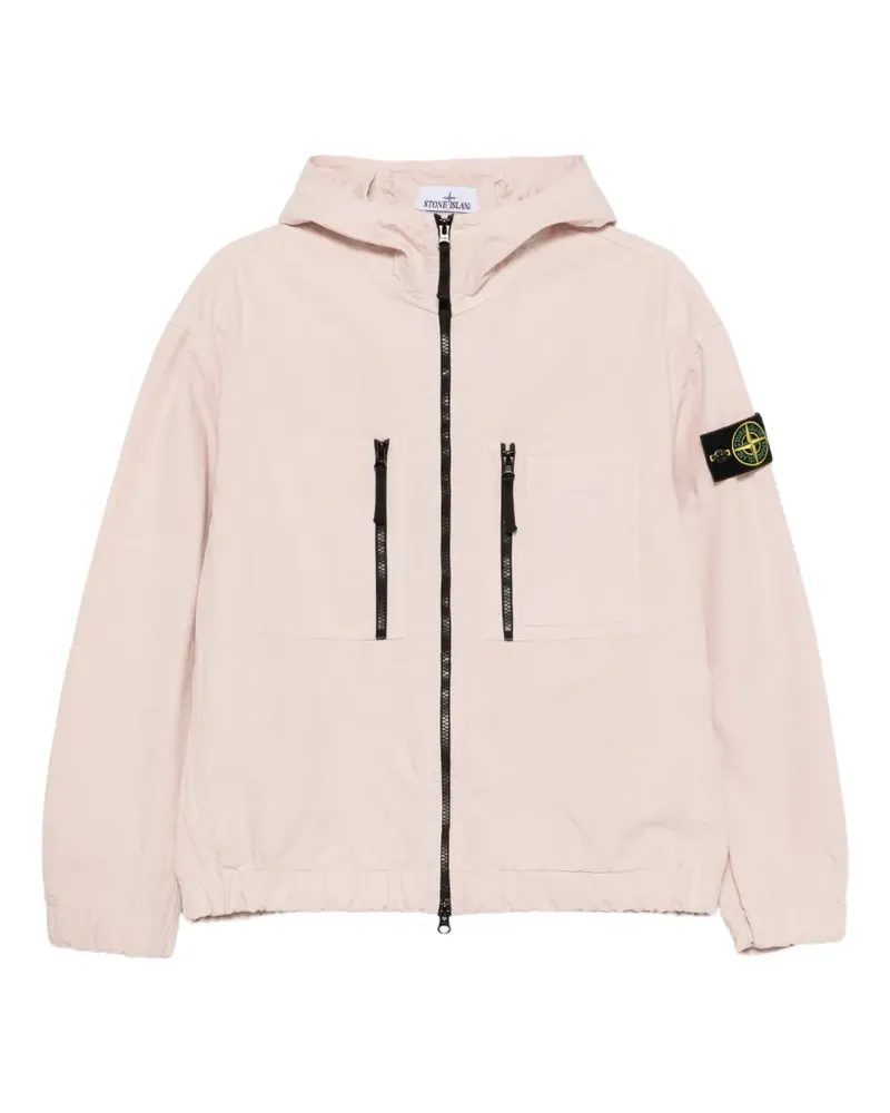 Stone Island Kapuzenjacke mit Reißverschluss - Rosa Rosa