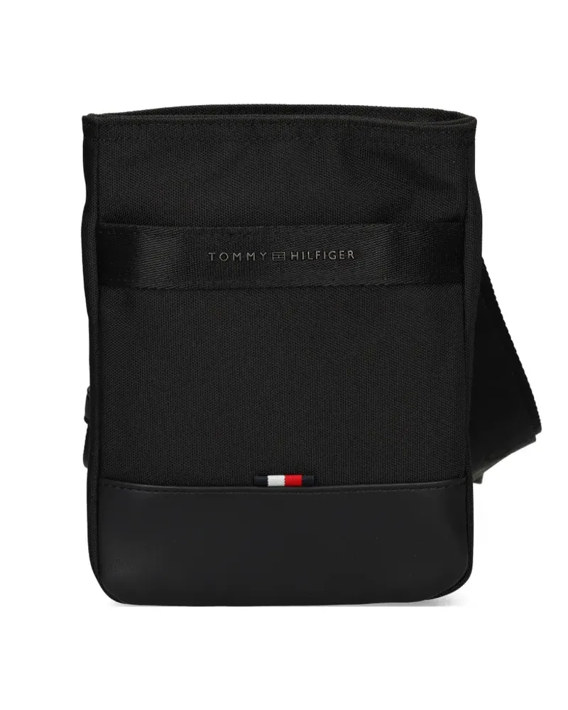 Tommy Hilfiger Kuriertasche mit Logo - Schwarz Schwarz
