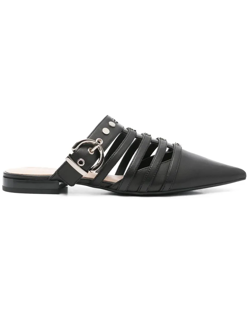 Pinko Klassische Mules - Schwarz Schwarz