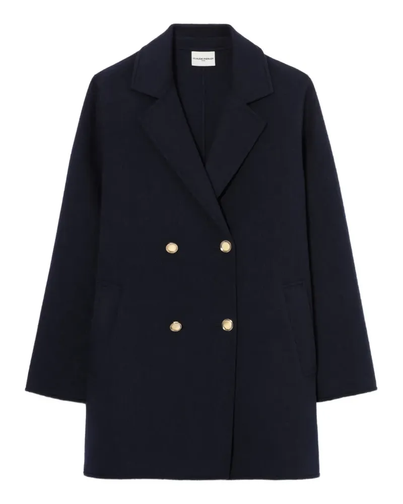 Claudie Pierlot tailored collar wool coat - Blau Blau