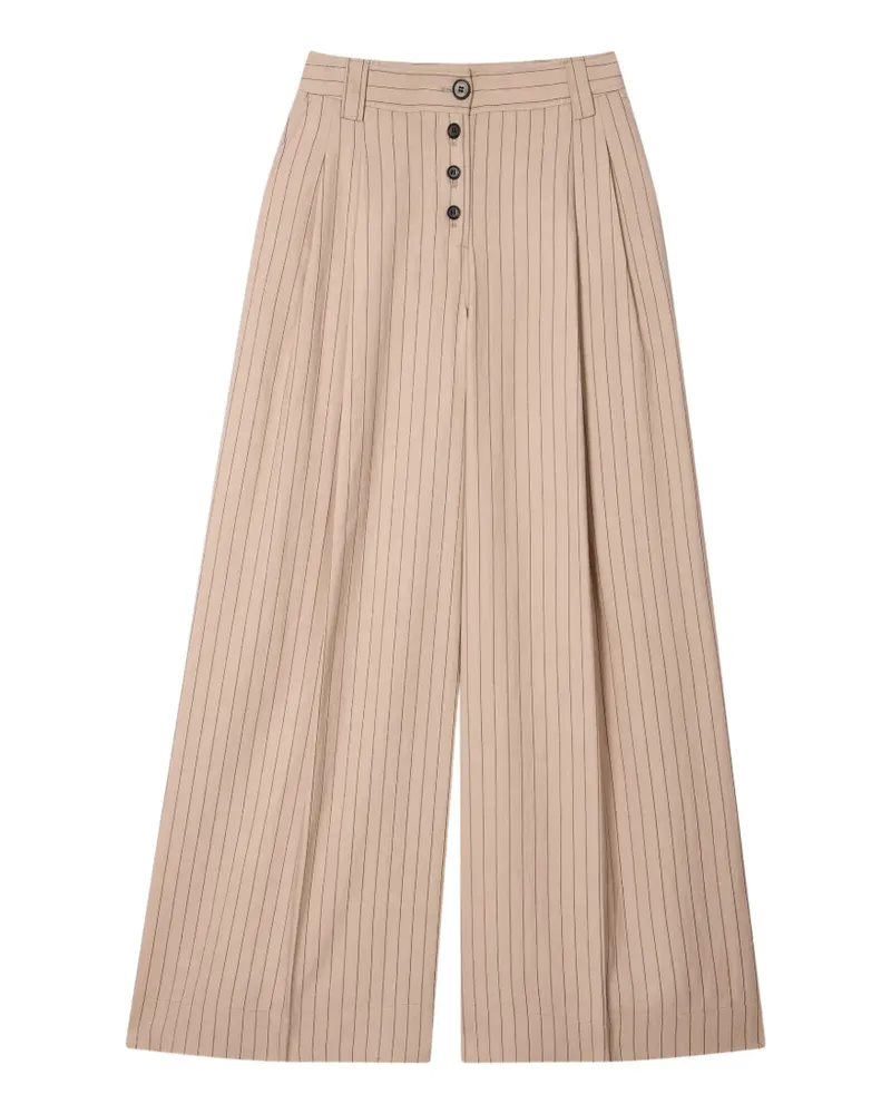 Paul Smith Weite Hose mit Nadelstreifen - Nude Nude