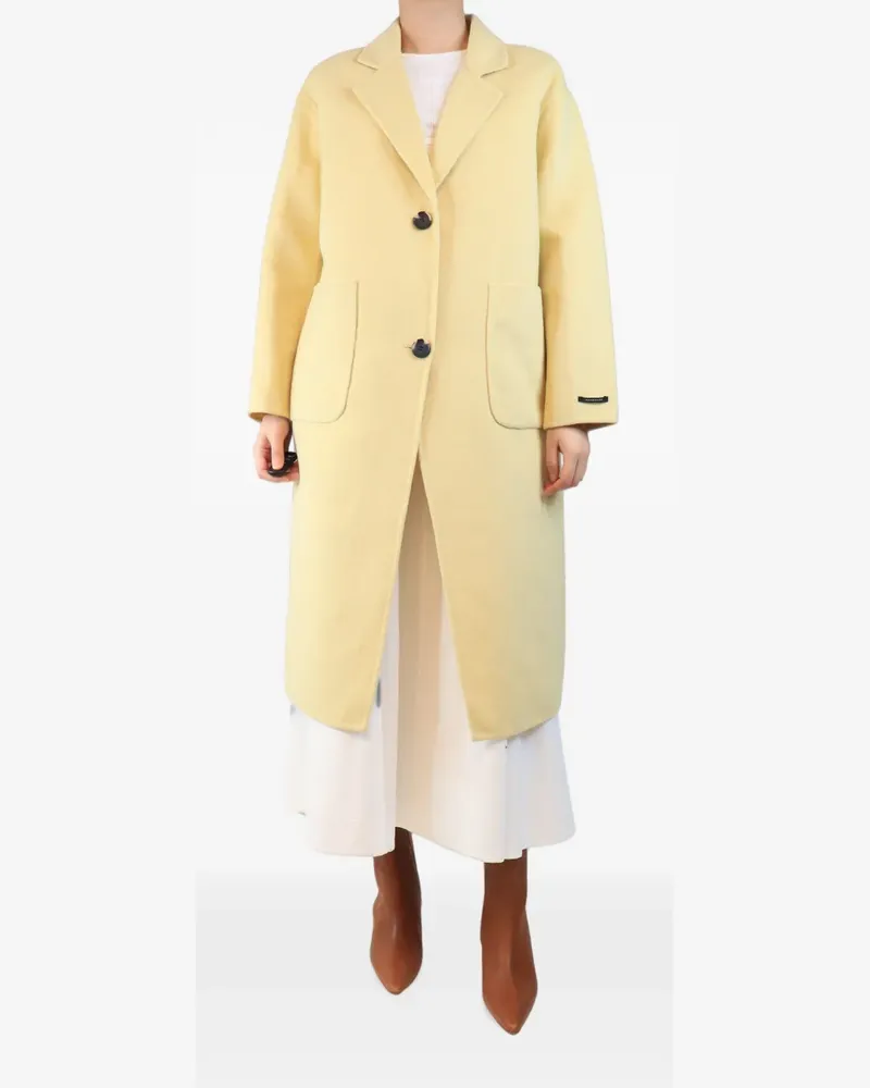 RINO & PELLE Vinky oversized coat - Gelb Gelb