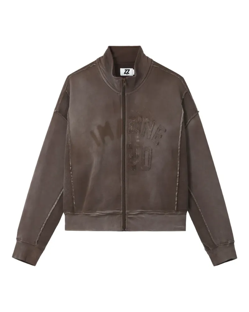 Izzue Kapuzenjacke mit Stickerei - Braun Braun