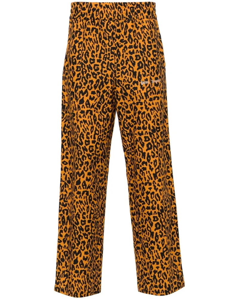 Palm Angels Jogginghose mit Geparden-Print - Orange Orange