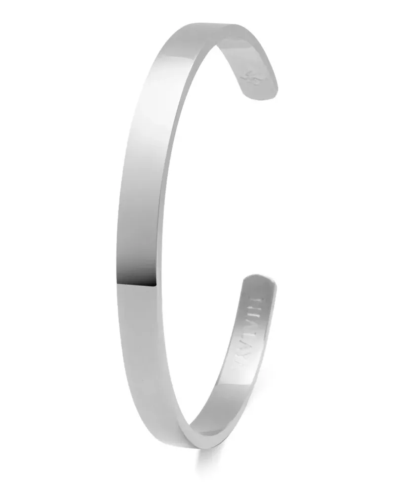 Nialaya Armband mit Logo-Gravur - Silber Silber