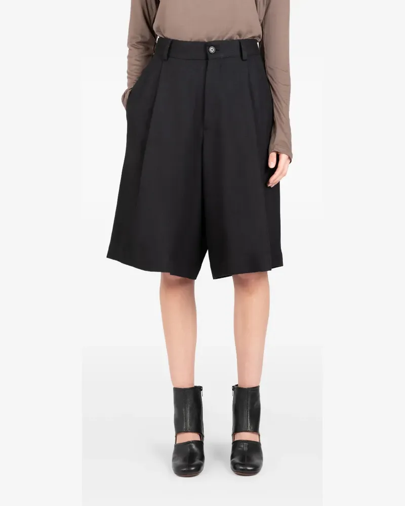 Société Anonyme Shorts mit Falten - Schwarz Schwarz