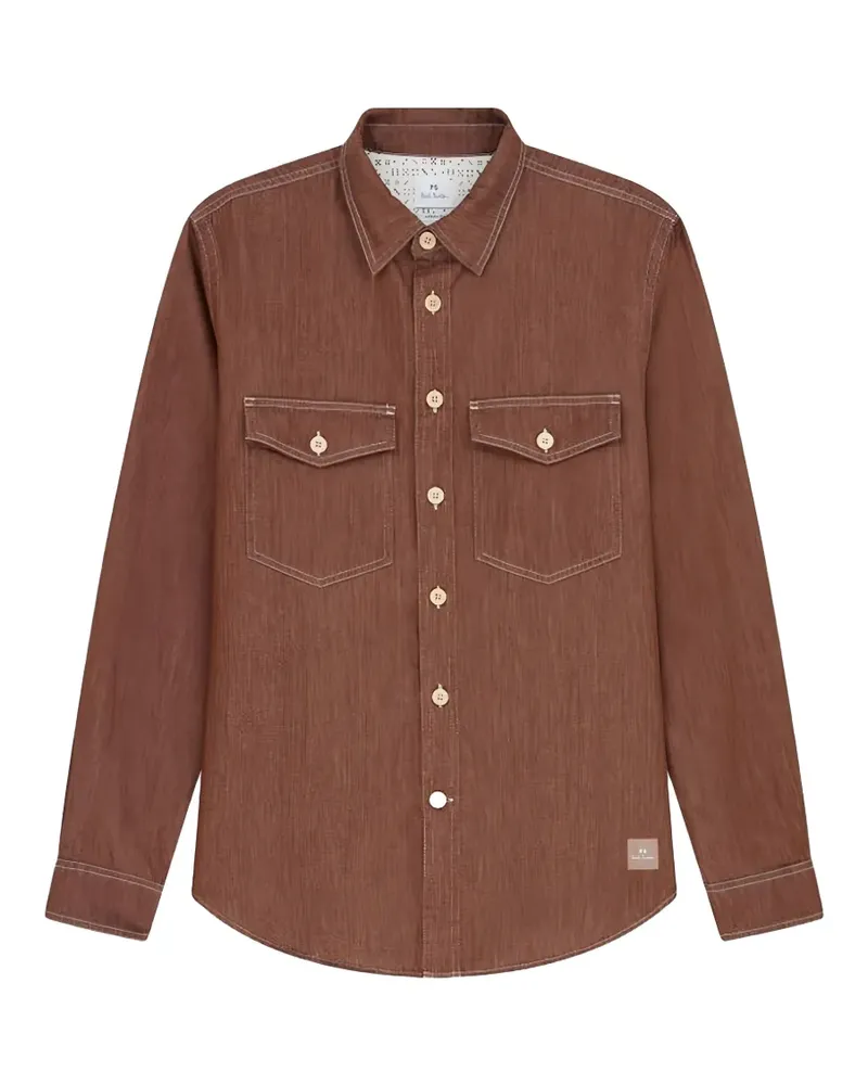Paul Smith buttoned pocket shirt - Braun Braun