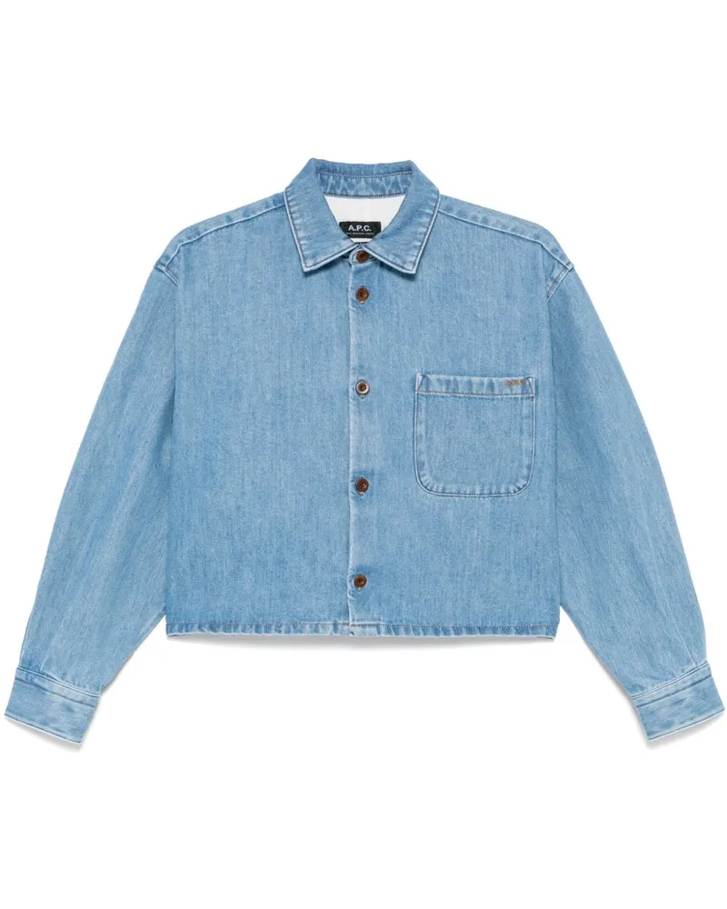 A.P.C. Samantha Hemd - Blau Blau