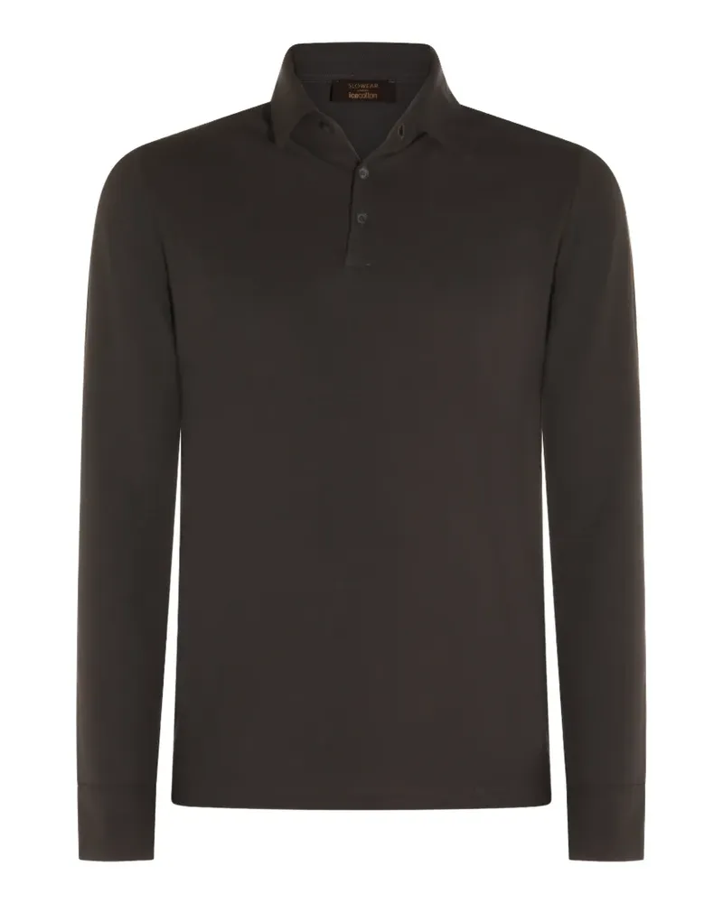 Zanone long-sleeve polo shirt - Braun Braun