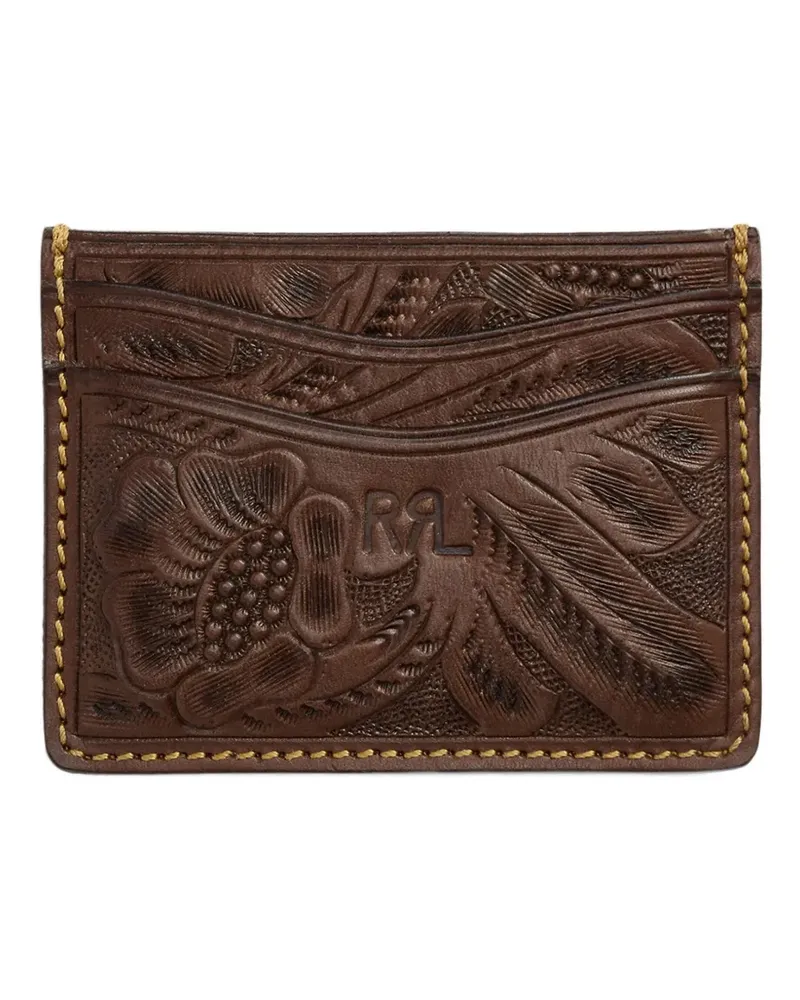 Ralph Lauren Handgefertigtes Kartenetui - Braun Braun