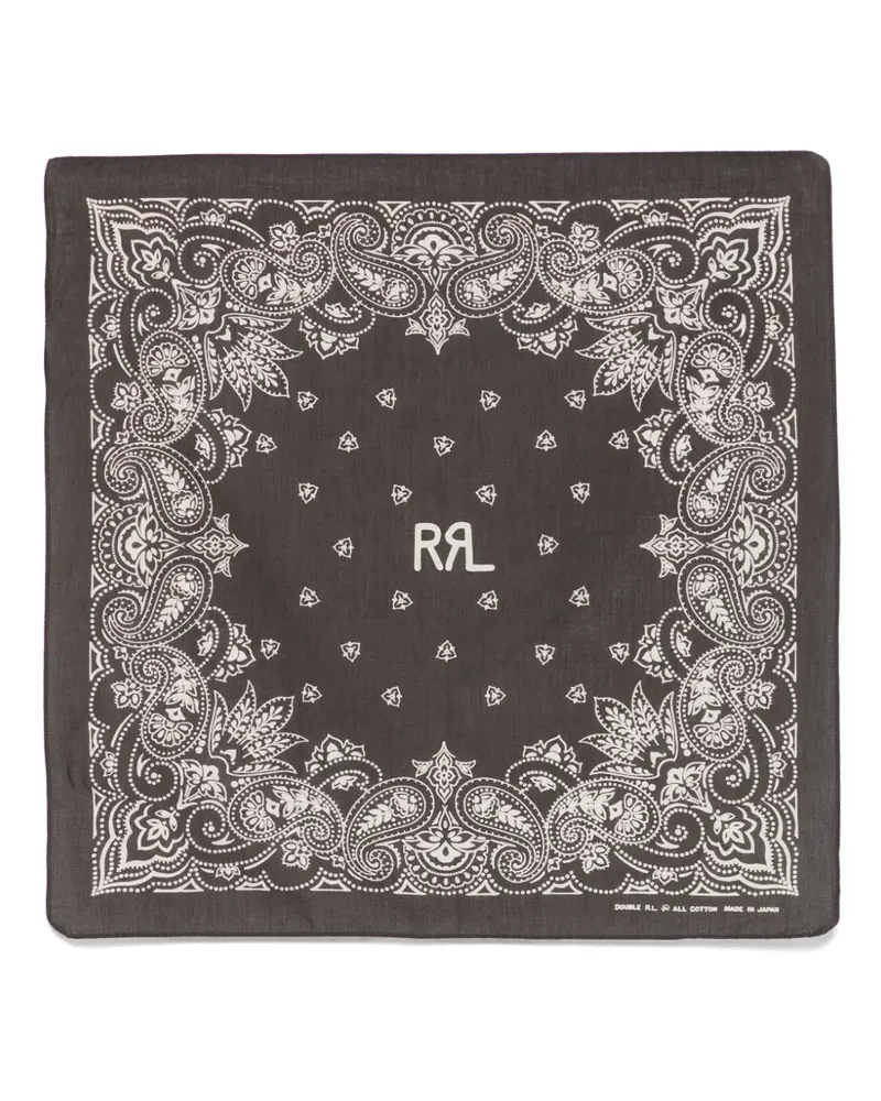 Ralph Lauren Schal mit Paisleymuster - Schwarz Schwarz