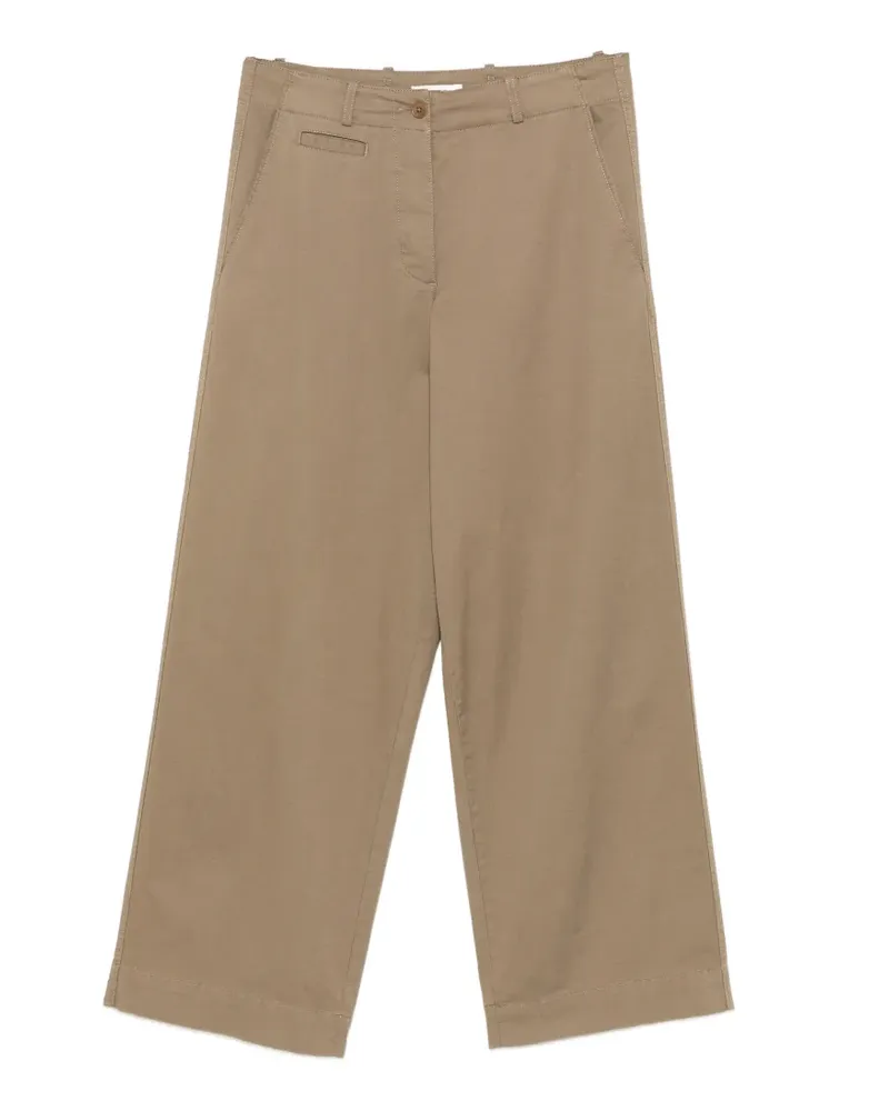 The Row Fadry wide-leg trousers - Nude Nude