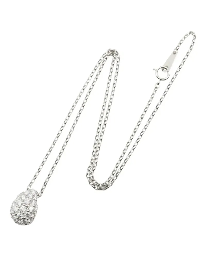 TASAKI 2010s Halskette mit Diamant - Silber Silber