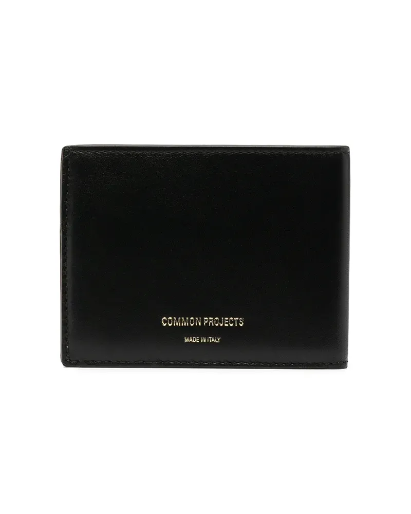 Common Projects Portemonnaie mit Logo-Stempel - Schwarz Schwarz