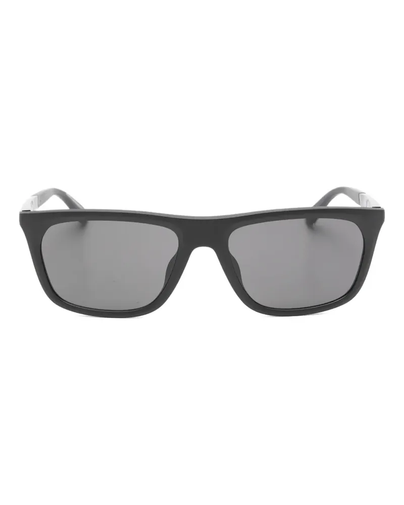 Emporio Armani rectangle-frame sunglasses - Schwarz Schwarz