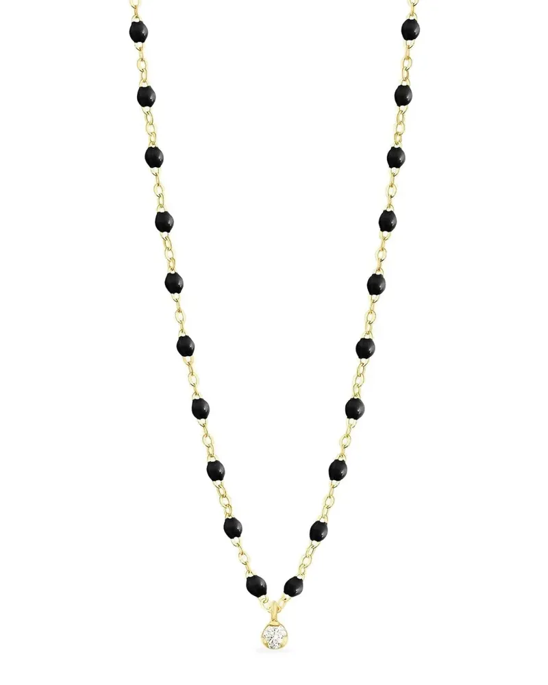 Gigi Clozeau 18kt Gigi Classic Supreme Gelbgoldhalskette mit Diamanten Gold
