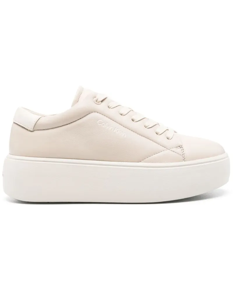 Calvin Klein Flatform-Sneakers 50mm - Nude Nude