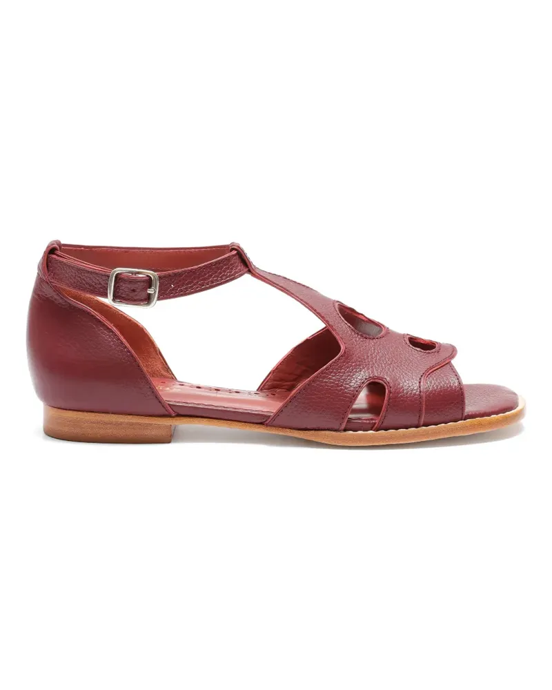 Sarah Chofakian Cervo Port sandals - Rot Rot