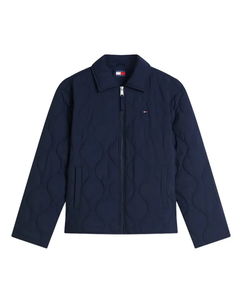 Tommy Hilfiger quilted zip-up bomber jacket - Blau Blau