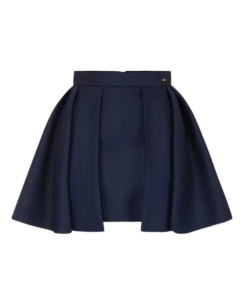 Elisabetta Franchi cool wool miniskirt - Blau Blau