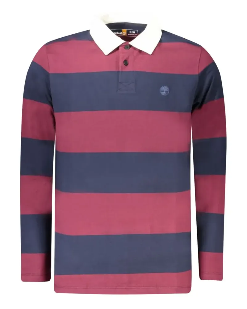 Timberland striped long-sleeved polo shirt - Rot Rot