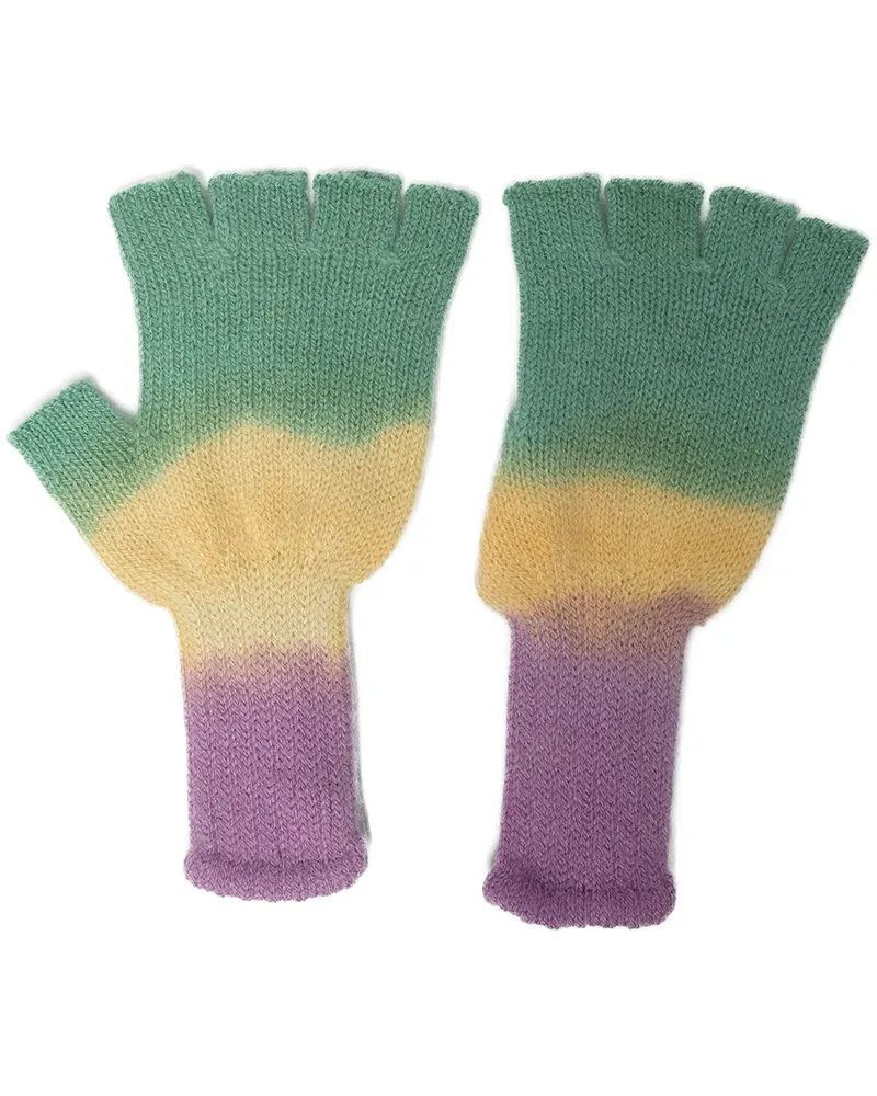 The Elder Statesman Hot Fingerless Handschuhe - Mehrfarbig Mehrfarbig