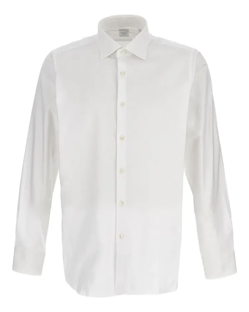 Bagutta Geknöpftes Valter Hemd - Weiß Weiß