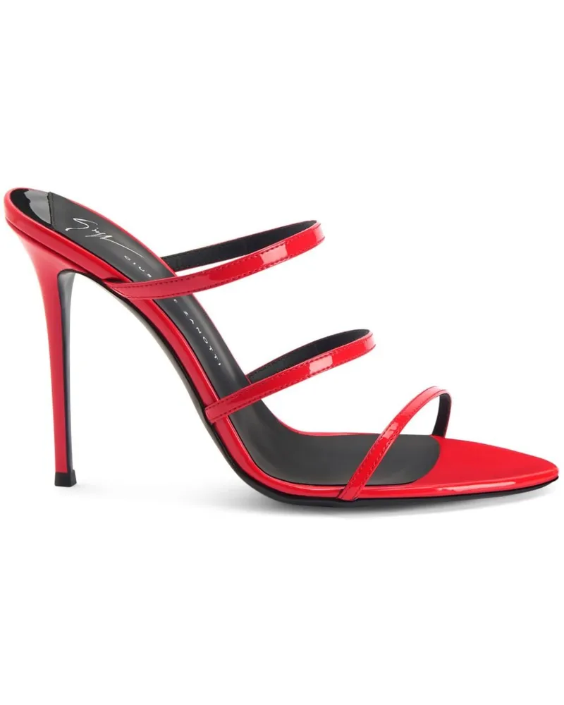 Giuseppe Zanotti Alimha Sandalen 105mm Rot