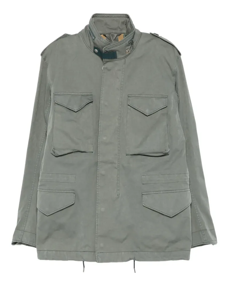 Ten c Jacke mit Klappentasche - Grün Grün