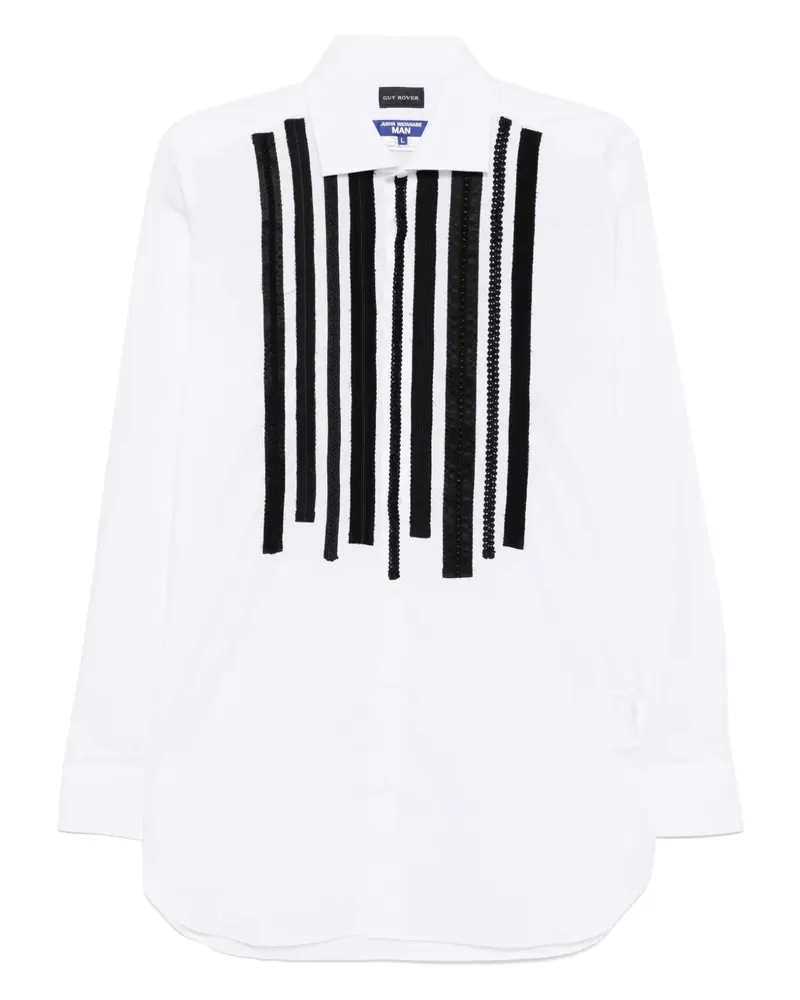 Junya Watanabe Besticktes Hemd - Weiß Weiß