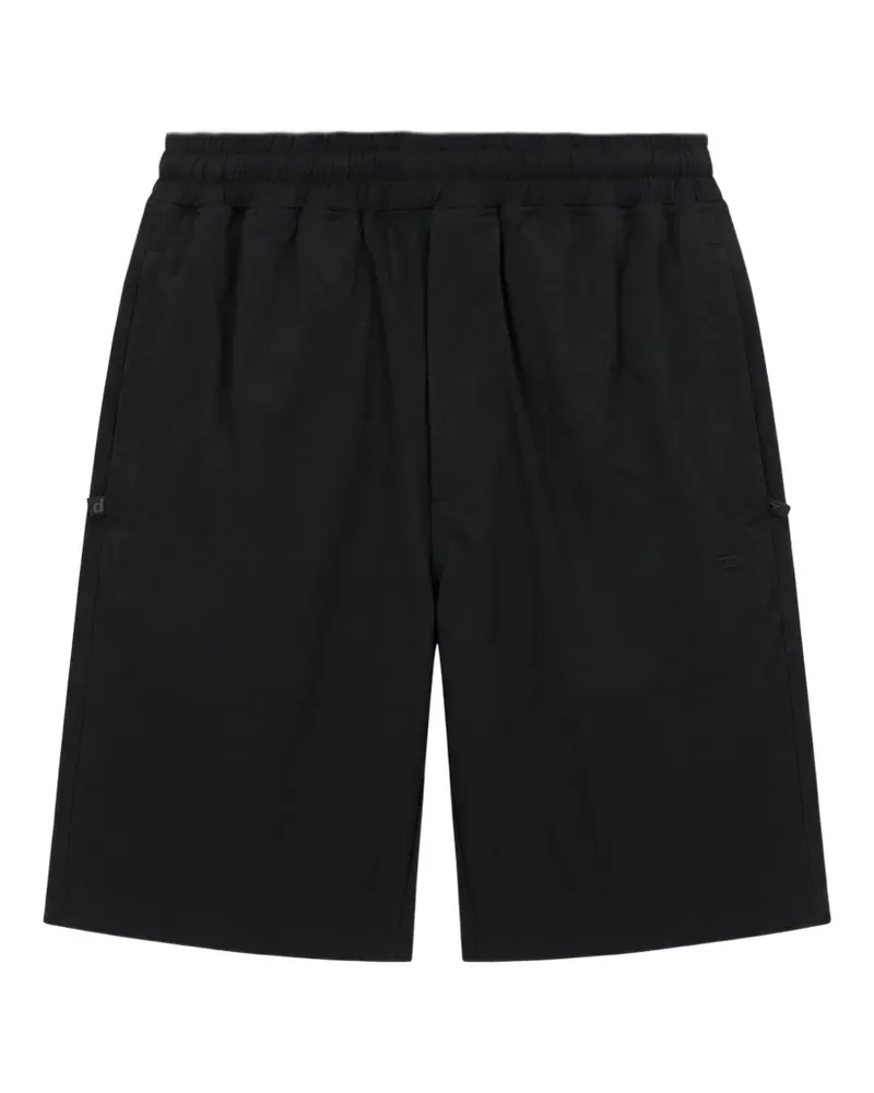Diesel P-Active Joggingshorts mit Logo - Schwarz Schwarz