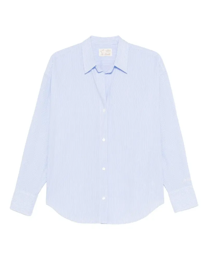 MC2 Saint Barth Gestreiftes Cristal Hemd - Blau Blau