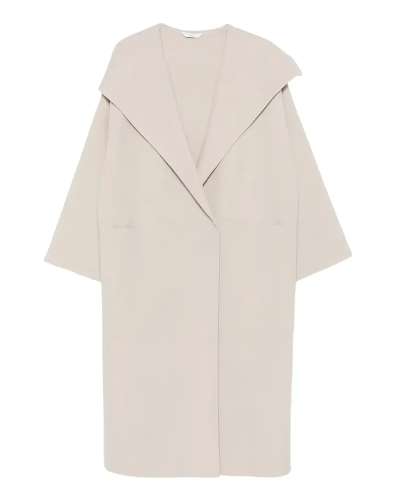 Hevò oversized-lapel wool coat - Nude Nude