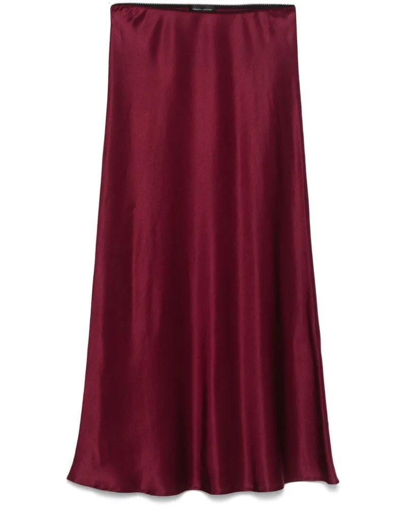 Roberto Collina Midirock aus Satin - Rot Rot