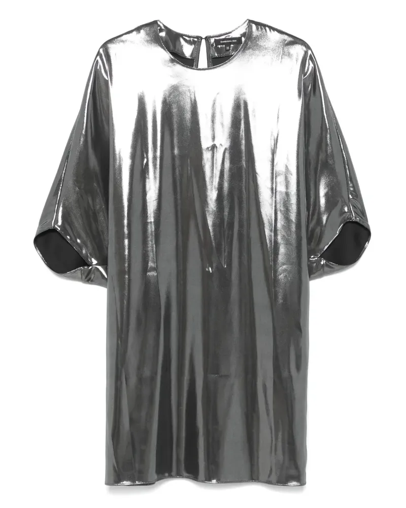 Barbara Bui Kleid im Metallic-Look - Silber Silber