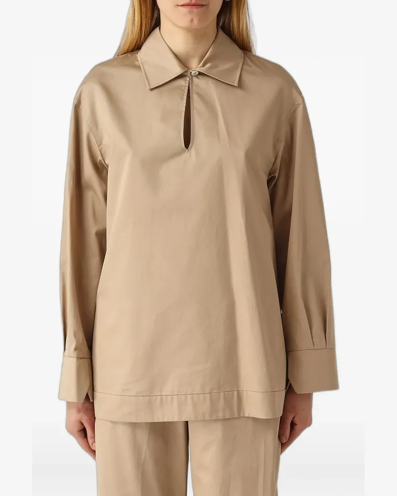 Max Mara cotton blouse - Nude Nude