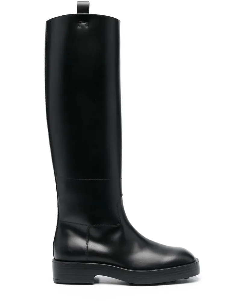 TOD'S Kniehohe Stiefel 35mm - Schwarz Schwarz