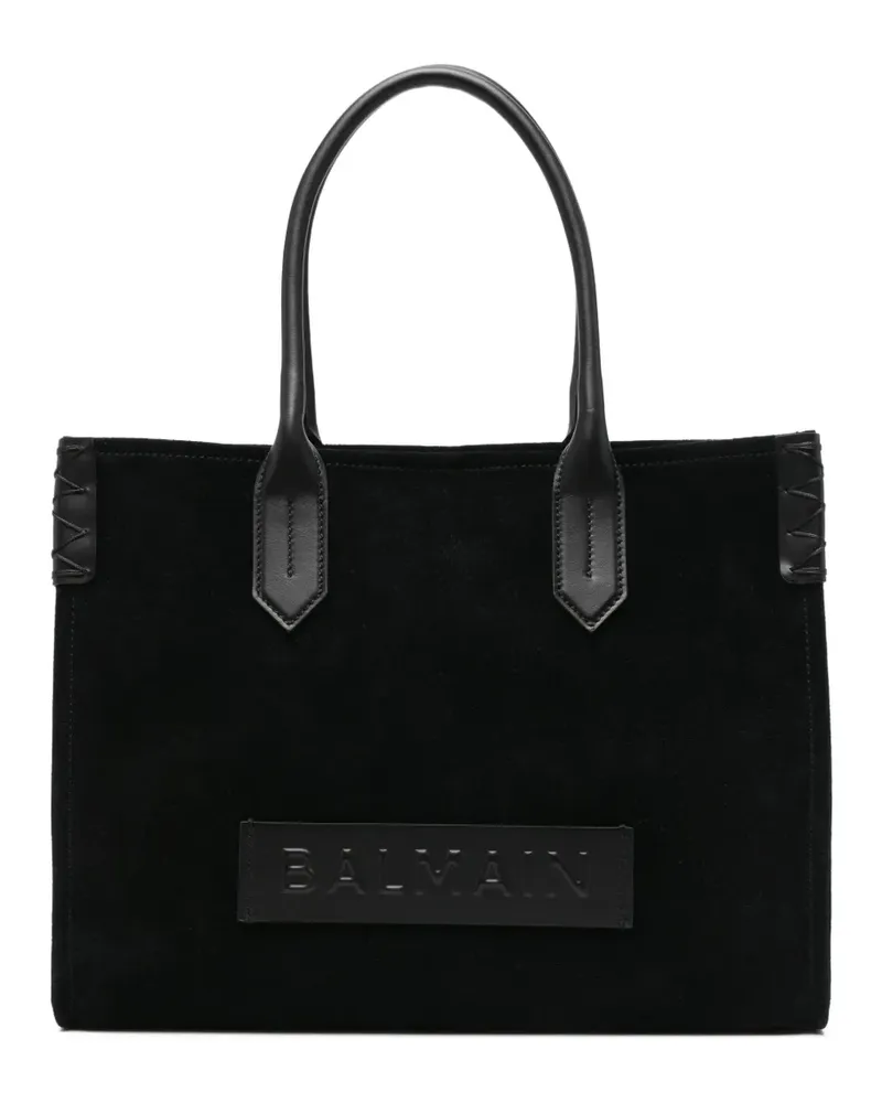Balmain B-Army Tote Bag mit Einsätzen - Schwarz Schwarz