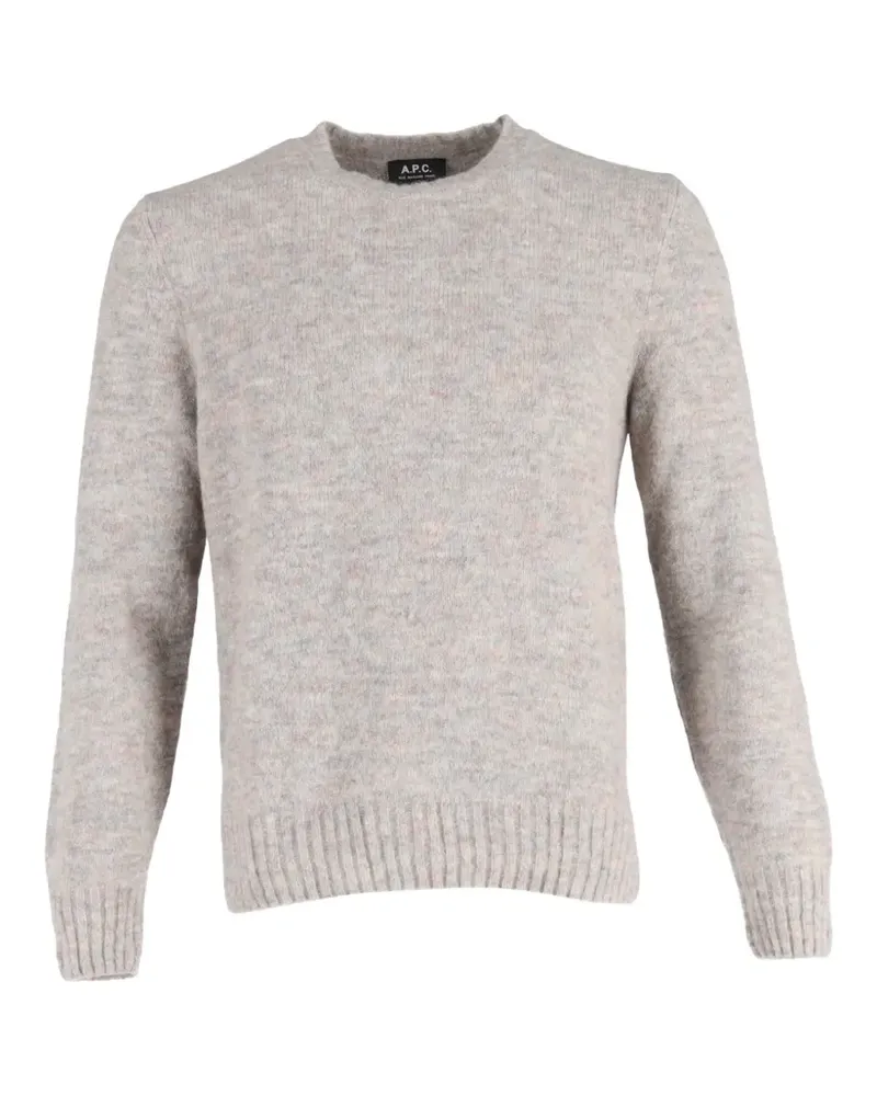 A.P.C. wool crewneck jumper - Nude Nude