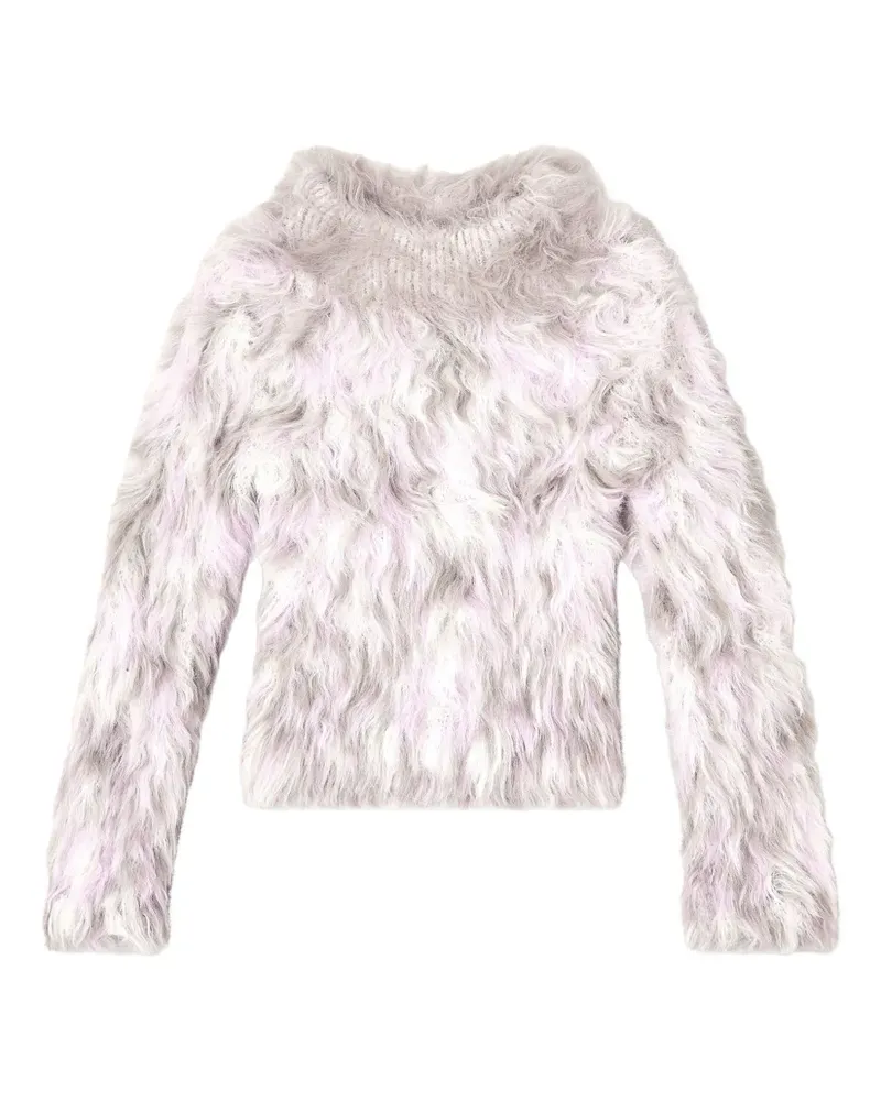 Diesel Texturierter Pullover - Weiß Weiß