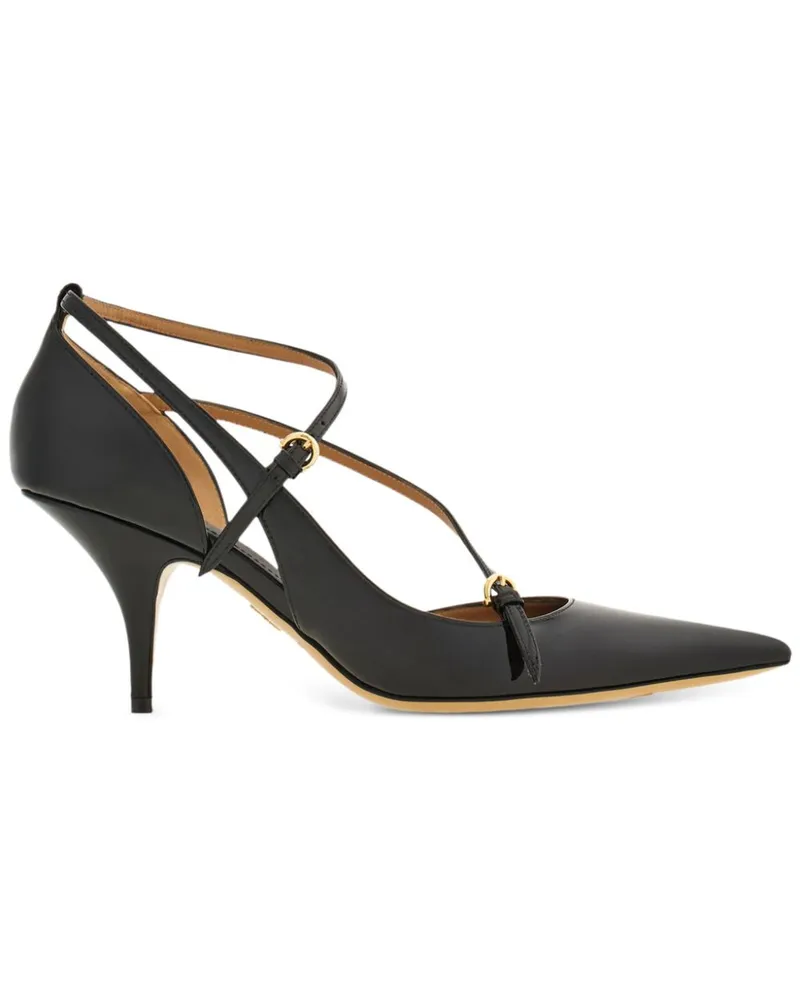 Ferragamo Pumps aus Leder 70mm - Schwarz Schwarz