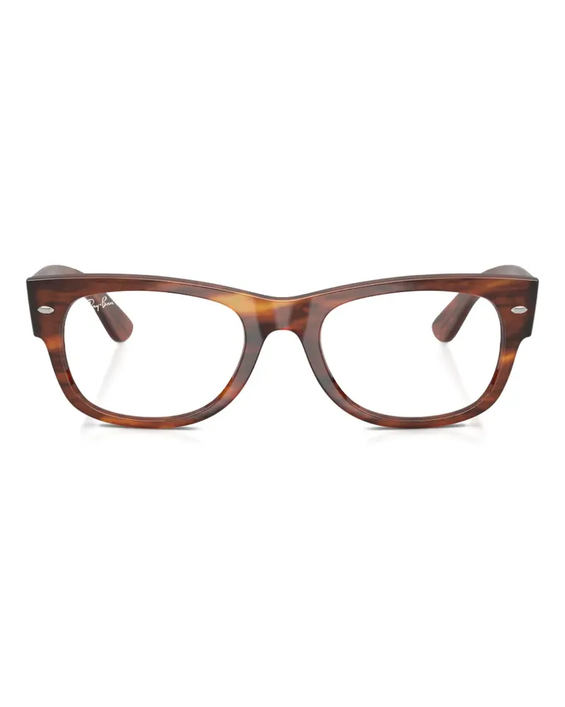 Ray Ban Mega Wayfarer II tortoiseshell-effect square-frame glasses - Braun Braun