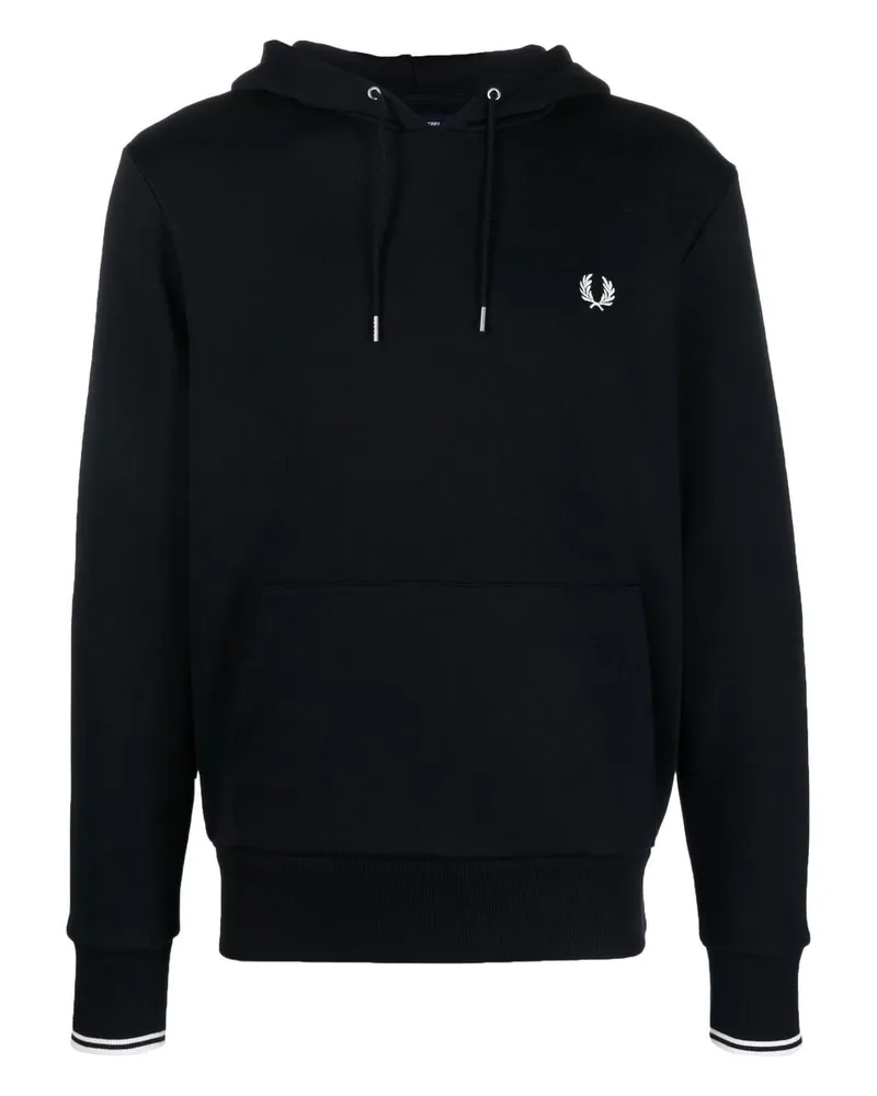 Fred Perry Hoodie mit Logo-Stickerei - Blau Blau