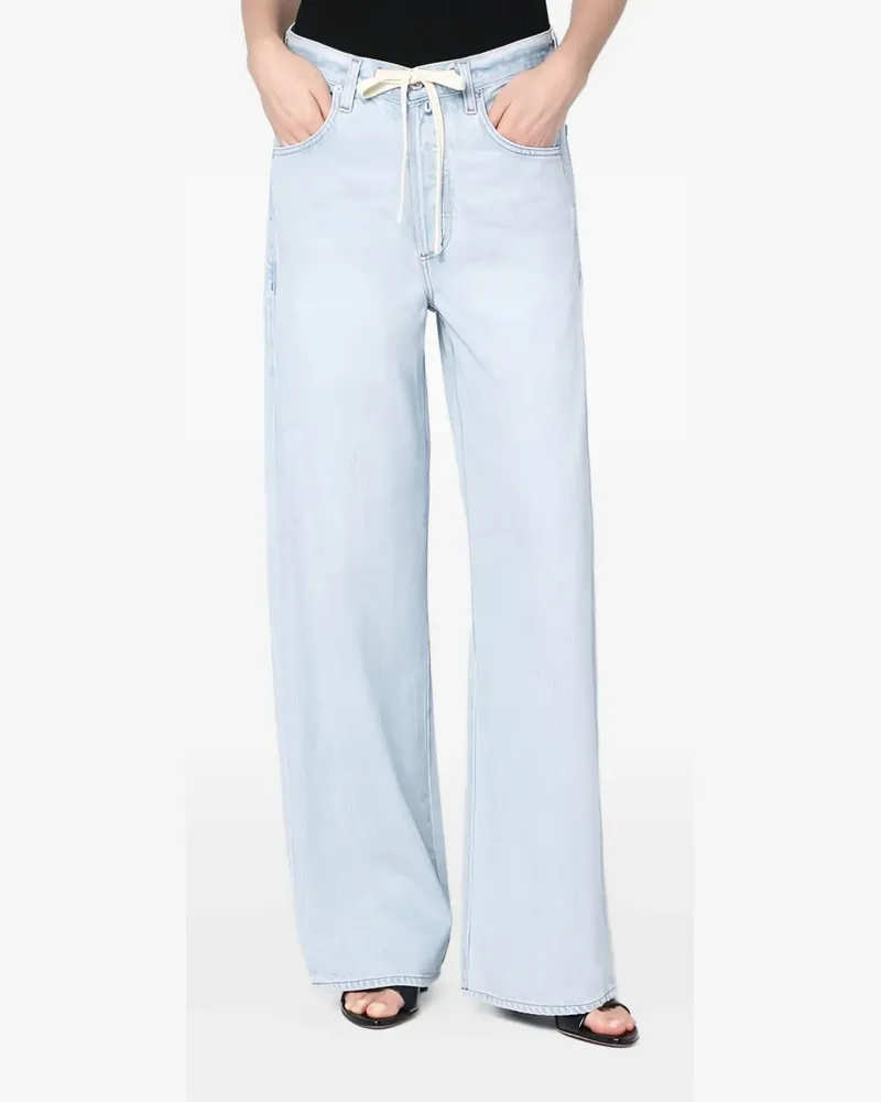 Citizens of humanity Palazzo Jeans mit Kordelzug - Blau Blau