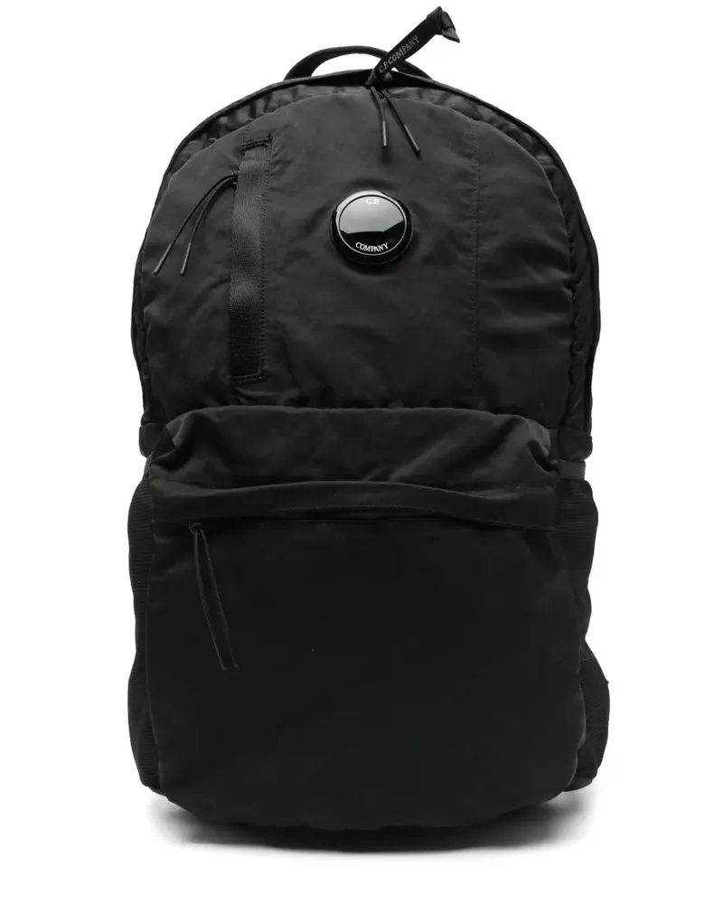 C.P. Company Rucksack mit Linsen-Detail - Schwarz Schwarz